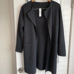 J.Crew Juliette collarless sweater-blazer